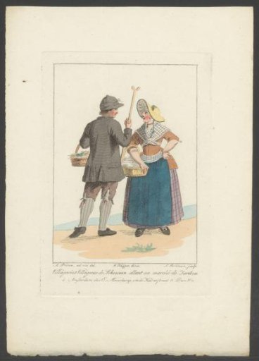 Farmer and farmer's wife from Schouwen