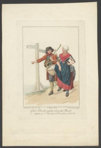 Farmer and farmer's wife from Brabant