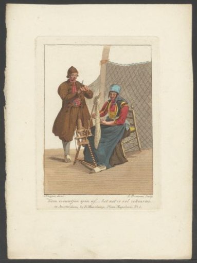 Fisherman and woman of Schokland