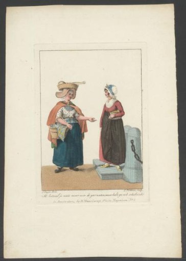 Fisherman's wife of Scheveningen and woman of The Hague