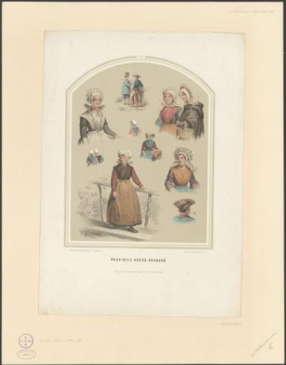 Costume of North Brabant, 1857