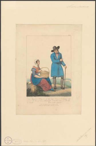 Peasant Man and Country Girl from Brabant