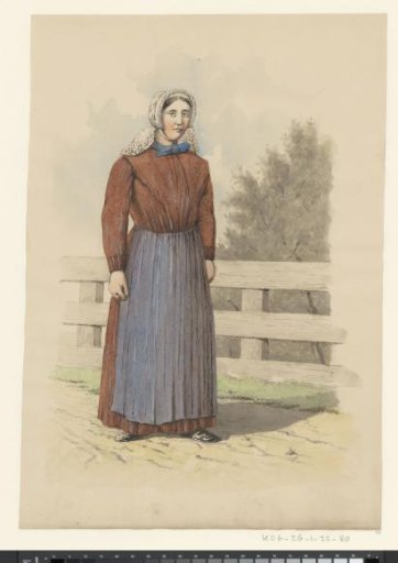 Young milkmaid from Putten