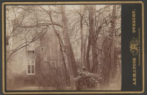 View of Kasteel IJsselstein and bare trees
