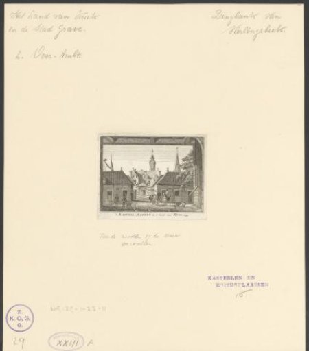View of Castle Het Makken near Vierlingsbeek
