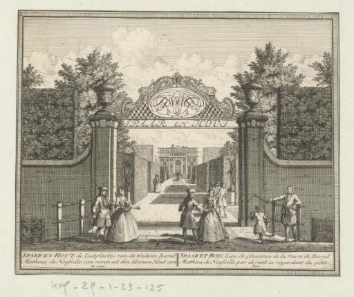 View of the estate Spaar en Hout