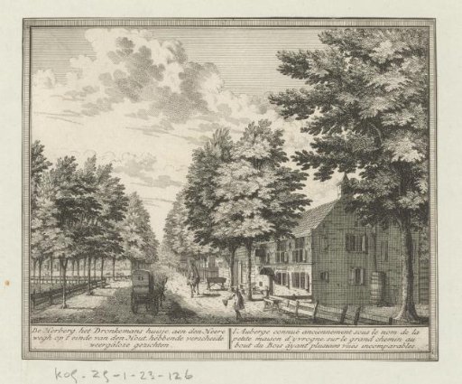 View of the inn Het Dronkenmanshuisje