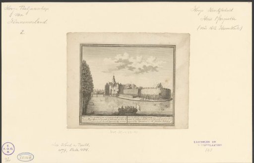 View of Marquette Castle in Heemskerk