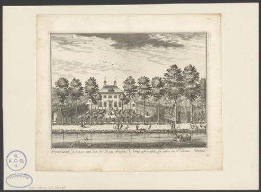View of the country estate Vredenhoff
