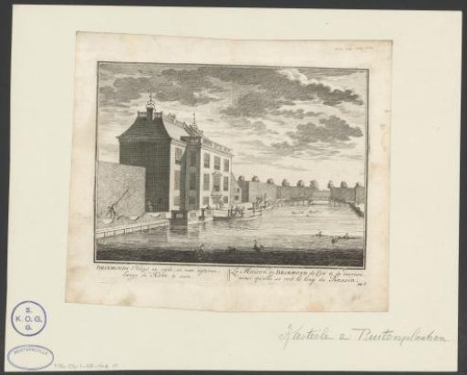View of the country estate Vijverhof on the Vecht