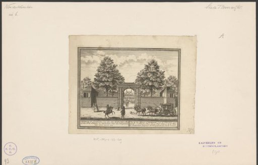 View of the estate Akerendam at Beverwijk