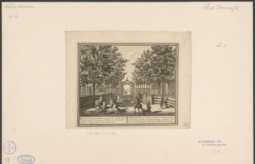 View of the pleasure place De Schans at Beverwijk