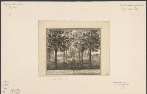 View of the pleasure place Westerhout at Beverwijk