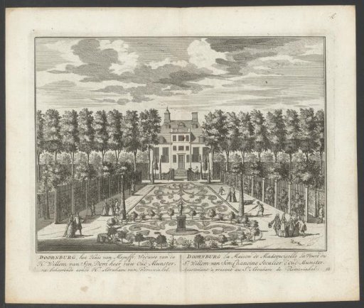 View of the country estate Doornburgh near Maarssen
