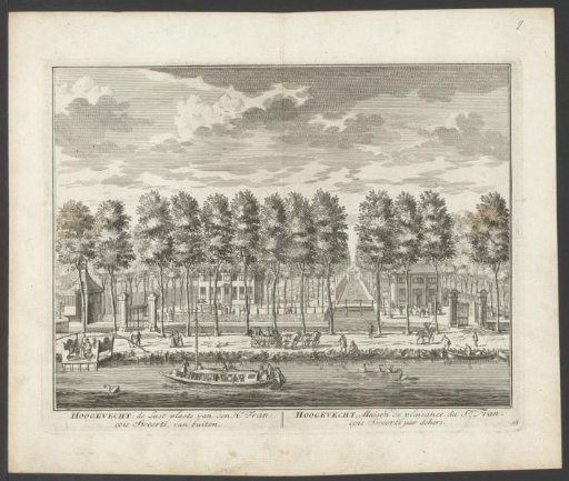 View of the country estate Hoogevecht