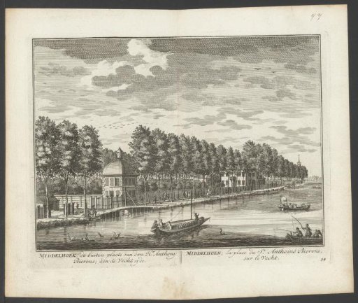 View of Middelhoek on the Vecht