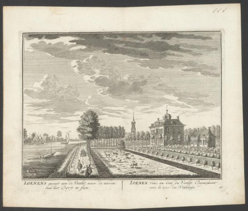 View of Loenen on the Vecht