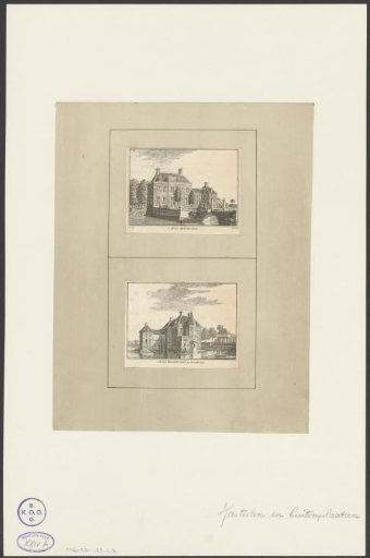 Two views of Huis de Voorst