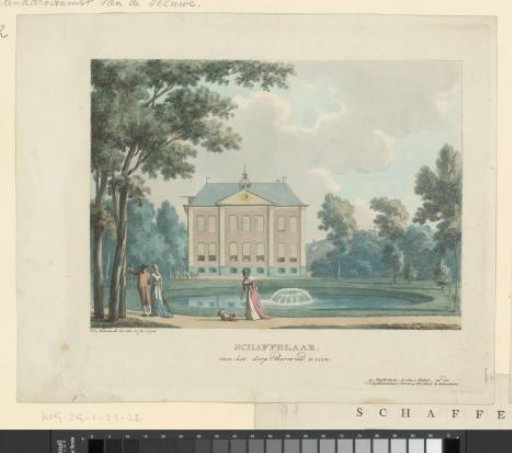 View of the Schaffelaar Castle
