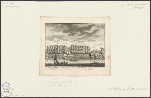 View of the estate Sterreschans on the Vecht