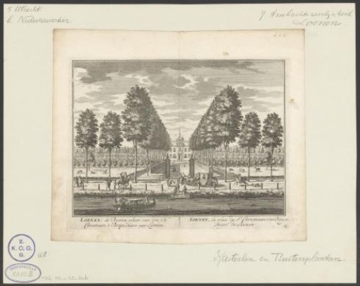 View of the estate Huis te Loenen aan de Vecht