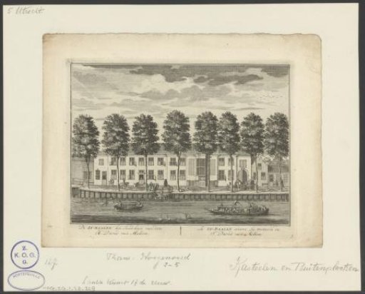 View of the estate Zijdebalen on the Vecht