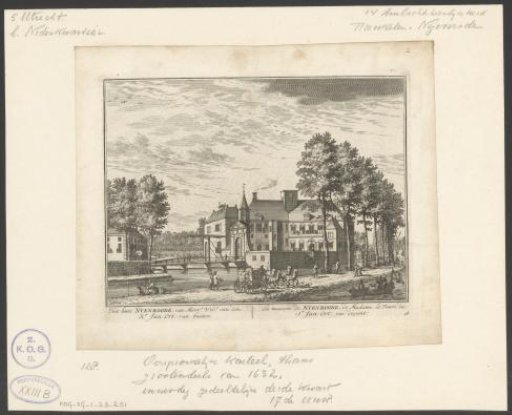 View of Kasteel Nijenrode near Breukelen