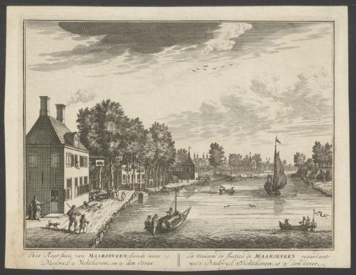 View of Oud-Maarseveen on the Vecht