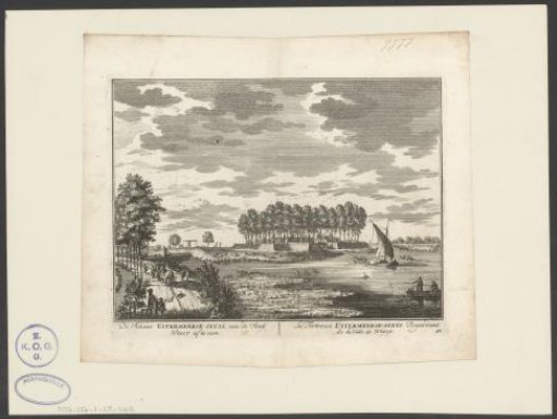 View of the Vecht near Nederhorst Den Berg and Nigtvecht