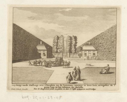 Gardener's house and coach house on the estate Clingendael