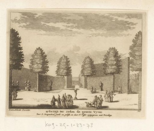 View of a Part of the Gardens on the Clingendael Estate