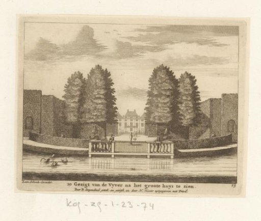 View of Huis Clingendael and the Pond