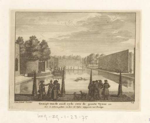 View of the Pond from the South Side on the Clingendael Estate
