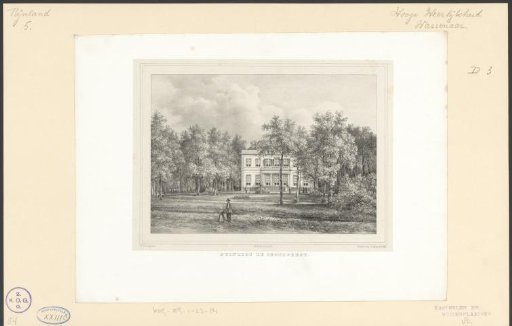 View of the estate Duinzigt at Wassenaar