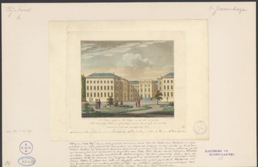 View of Noordeinde Palace from the Garden