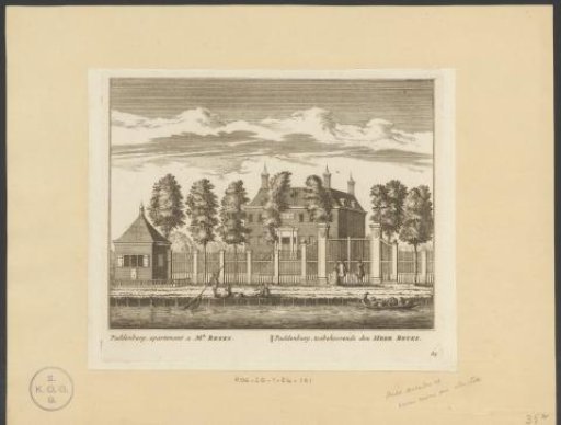 View of the country estate Paddenburg, near Baambrugge