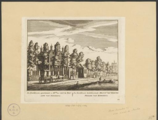 View of the country estate De Kerkkroon, near Baambrugge