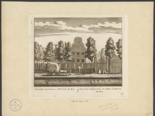 View of the country estate Bassenhof, near Baambrugge