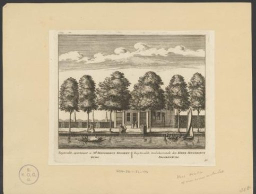 View of the country estate Ruyteveldt, near Loenersloot