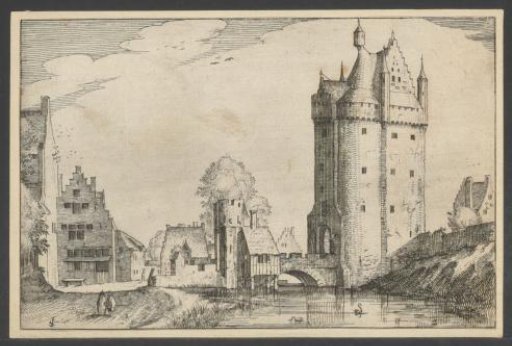 View of a city gate