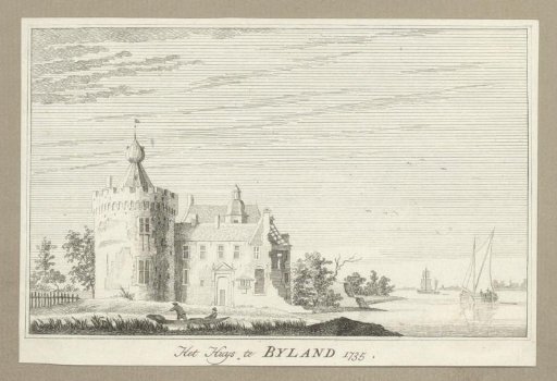 View of Kasteel Bylandt, 1735