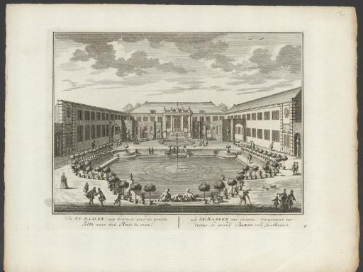 View of the courtyard of the country estate Zijdebalen