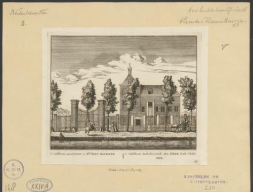 View of the country estate 't Veldhoen, near Baambrugge
