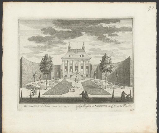 View of the country estate Driemond