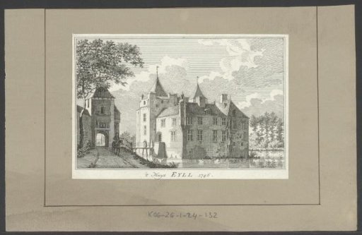 View of Kasteel Eyll, 1746