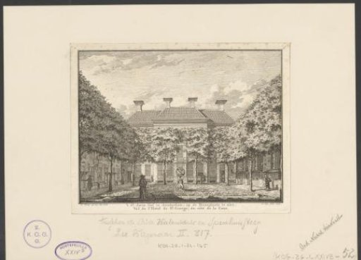 View of the Courtyard of the Sint-Jorishof at Amsterdam