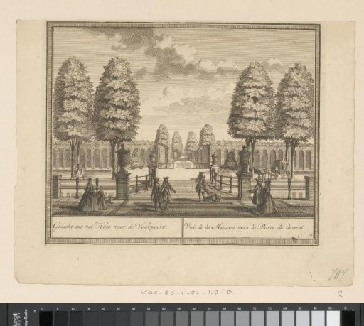 View from Huis Meerestein at Beverwijk to the Gate