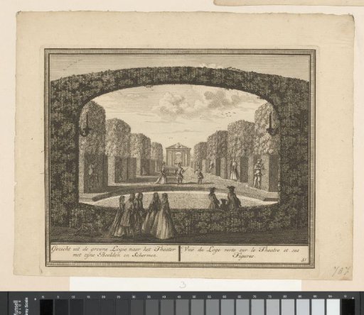 View of the Outdoor Theatre of the Country Estate Westerwijk