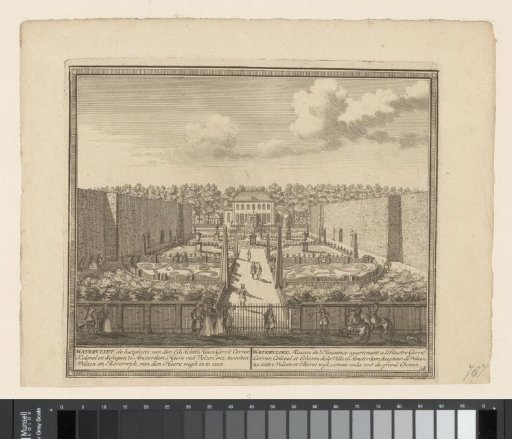 View of the Great Avenue of the Country Estate Watervliet