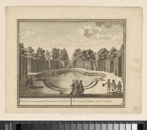 View of the Cut-out Pond of the Country Estate Watervliet